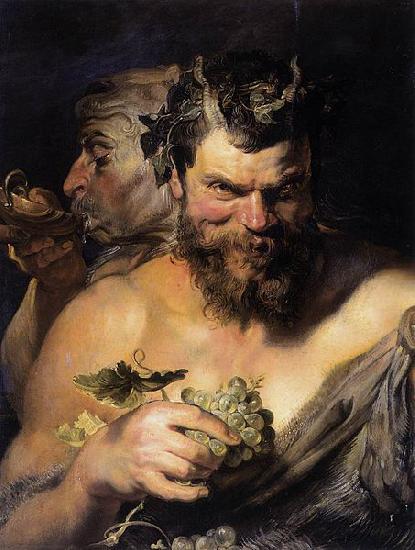 Peter Paul Rubens Two Satyrs oil painting picture